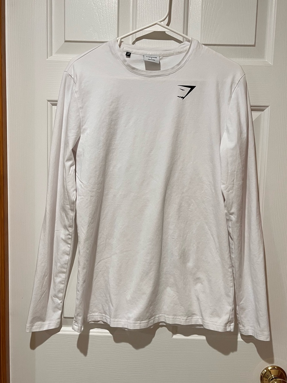 Gymshark Critical 2.0 Long Sleeve White T-Shirt Size Small NWOT